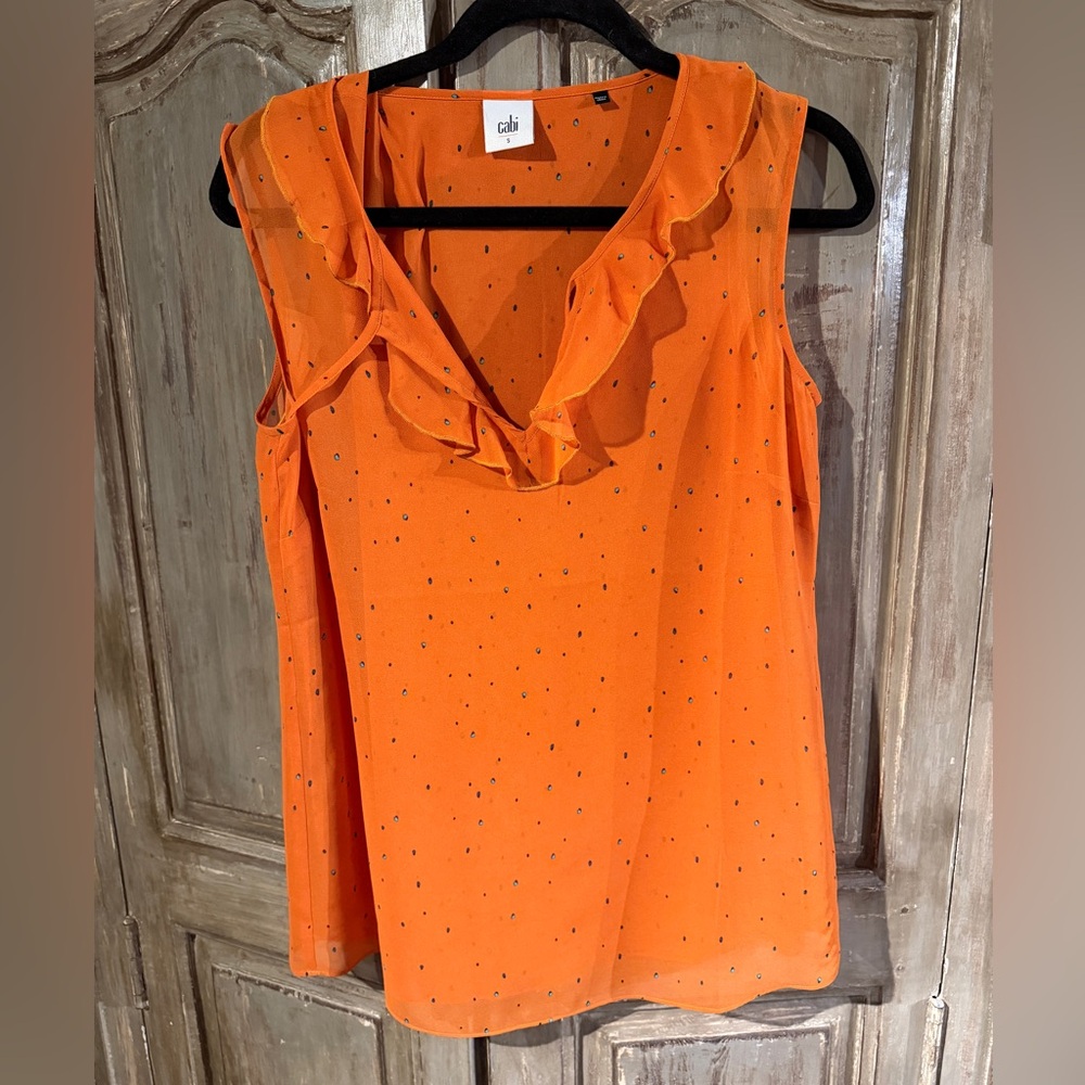 CAbi Sprinkle Sleeveless Blouse